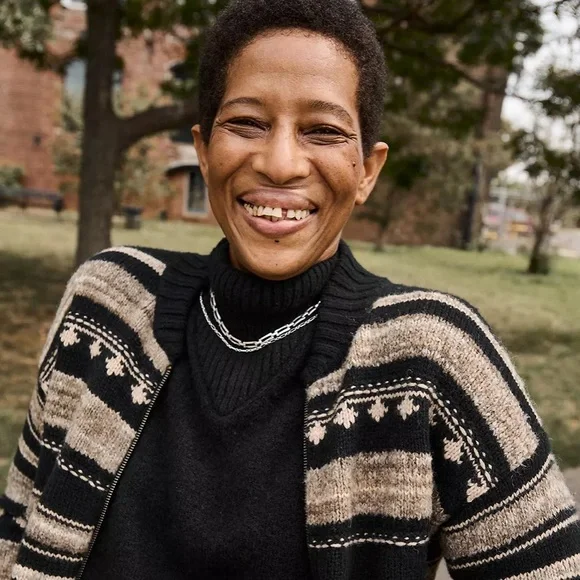 Madewell Black Dillon Mockneck Pullover Sweater - Picture 4 of 10